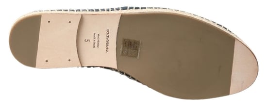 Gewebte Leder-Espadrilles Slipper - Image 3