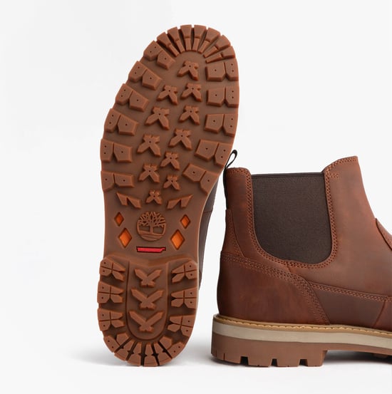 Timberland Britton Road Mid Herren Chelsea Boots Rost - Image 2