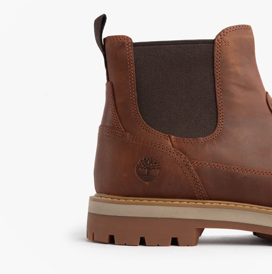 Timberland Britton Road Mid Herren Chelsea Boots Rost - Image 6
