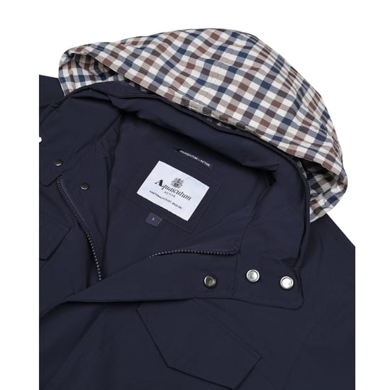 Aquascutum Active Stretch M-65 Marineblaue Jacke - Image 4