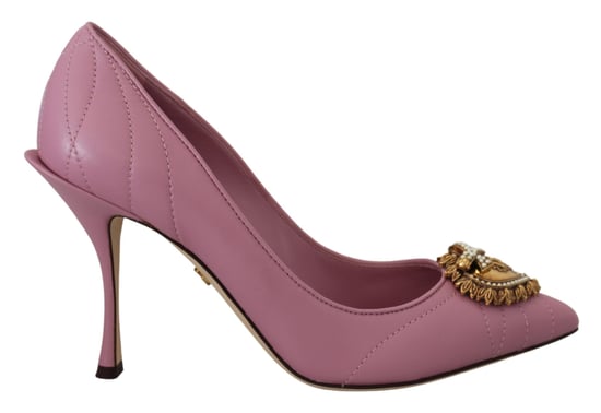 Gepolsterte Leder-Pumps - Image 1
