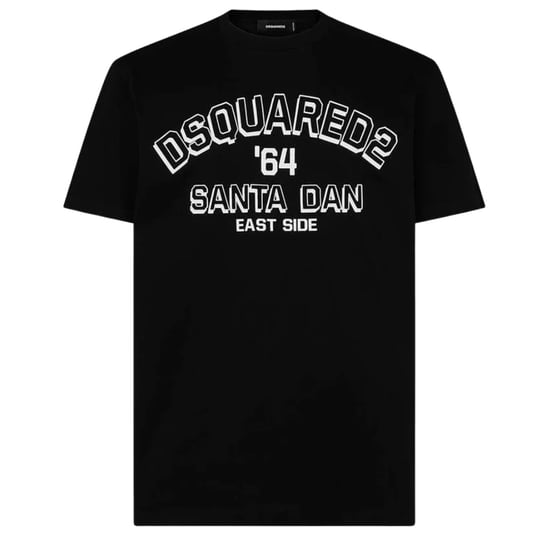 Dsquared2 - Schwarzes T-shirt „santa Dan 64" - Image 1