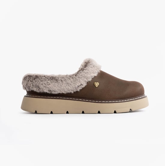 Skechers Keepsakes Lite - Cozy Blend Damen Hausschuhe Schokolade - Image 1