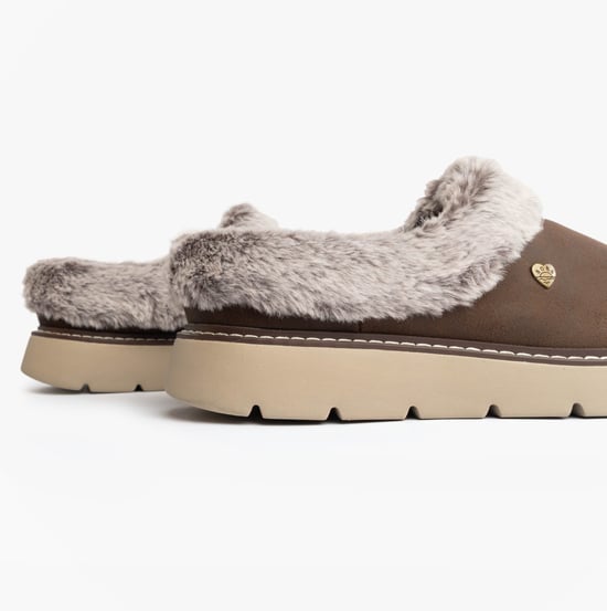 Skechers Keepsakes Lite - Cozy Blend Damen Hausschuhe Schokolade - Image 5