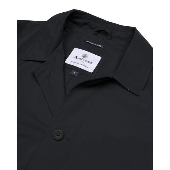 Aquascutum Active Stretch Caban Trenchcoat Schwarz - Image 3