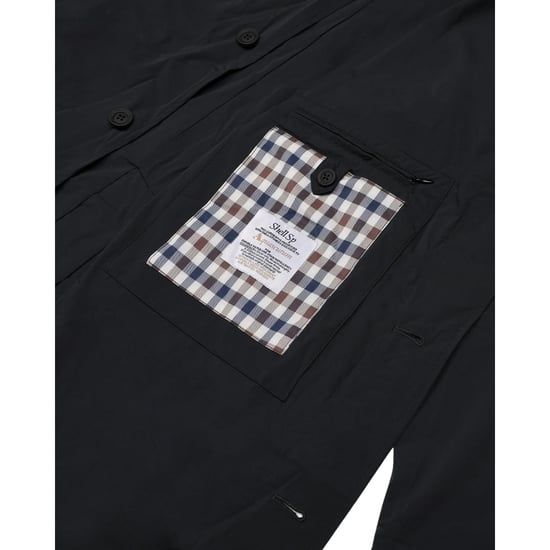Aquascutum Active Stretch Caban Trenchcoat Schwarz - Image 5