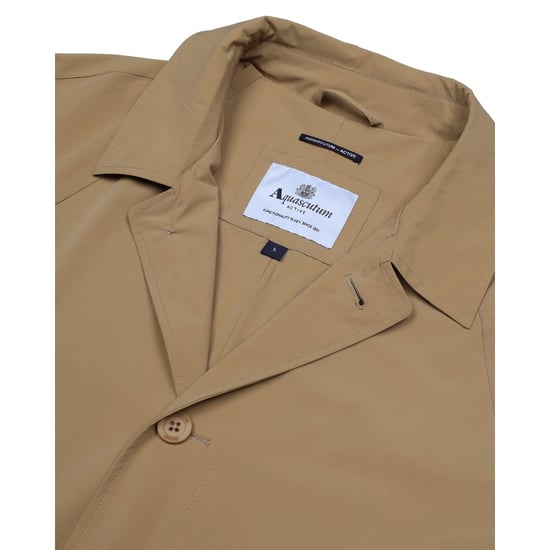 Aquascutum Active Stretch Caban Trenchcoat Khaki Jacke - Image 3