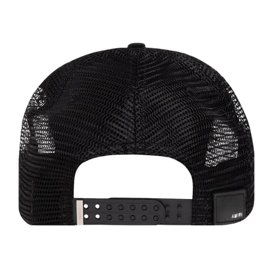 Amiri Three Star Trucker Cap Schwarz Limette - Image 4