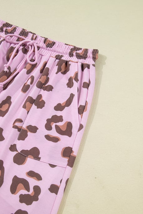 Leopardenmuster Weite Beine Hose - Image 6