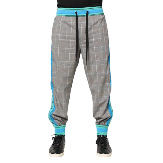 Kariertes Herrenhose mit Seitenstreifen - Image 2