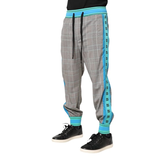 Kariertes Herrenhose mit Seitenstreifen - Image 3
