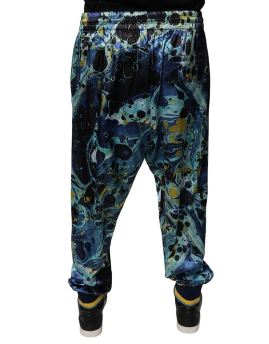 Abstrakte Marmorprint-Hose - Image 4