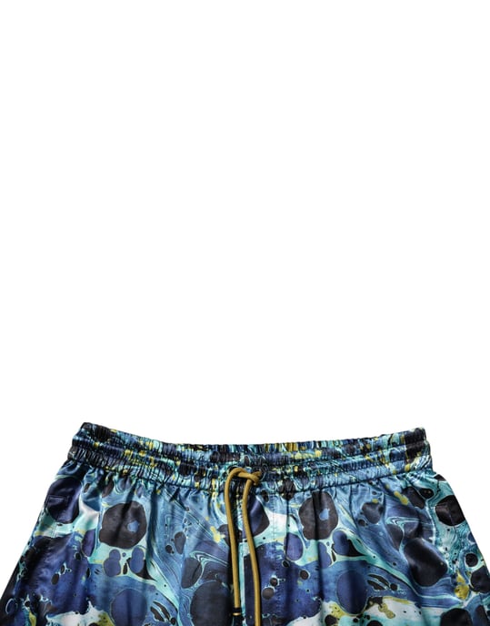 Abstrakte Marmorprint-Hose - Image 5