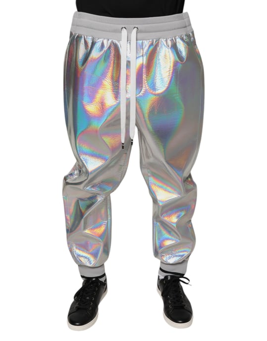 Holografische Jogginghose Silber - Image 2