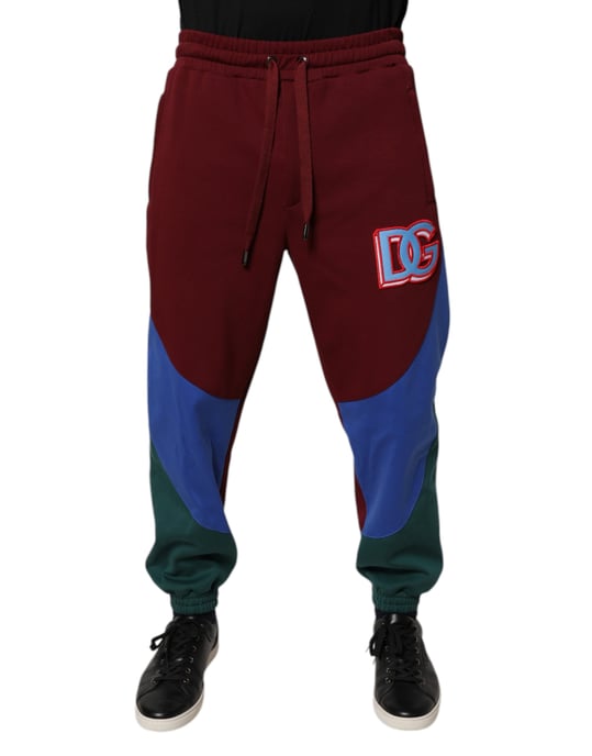 Farbblock-Jogginghosen mit Logo-Patch - Image 2