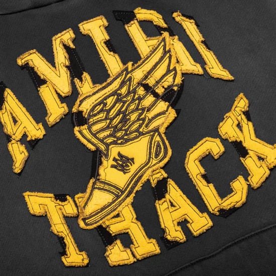 Amiri - Trainings-hoodie In Verblasstem Schwarz - Image 4