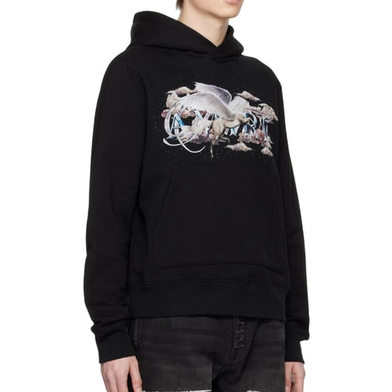 Amiri - Kapuzenpullover Mit Pegasus-schriftzug In Schwarz - Image 3