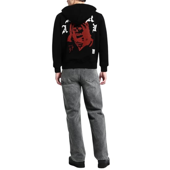 Amiri Wes Lang Solar Kings Hoodie Schwarz - Image 2
