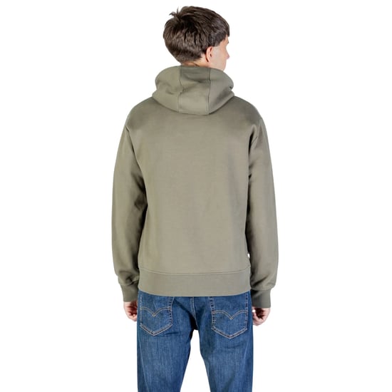 Aquascutum Active - Kapuzenpullover Mit Durchgehendem Reißverschluss Und Kleinem Logo In Armeegrün - Image 3