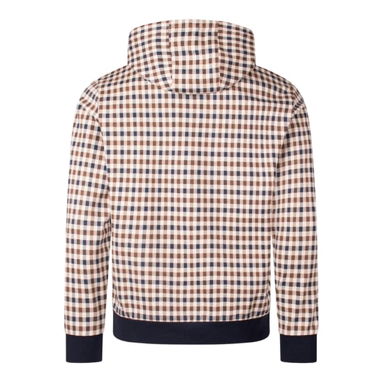 Aquascutum Active Iconic Kapuzenpullover Mit Durchgehendem Reißverschluss, Club Check - Image 2
