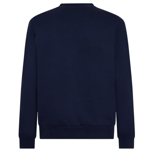Aquascutum Active Macro Iconic Pocket Crewneck Marineblaues Sweatshirt - Image 2