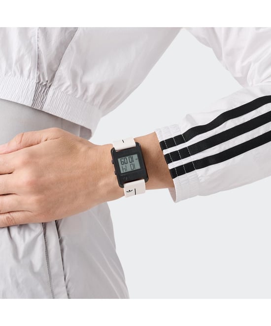 Adidas Originals Retro Pop Drei Unisex Weißer Uhr AOST25536 - Image 5