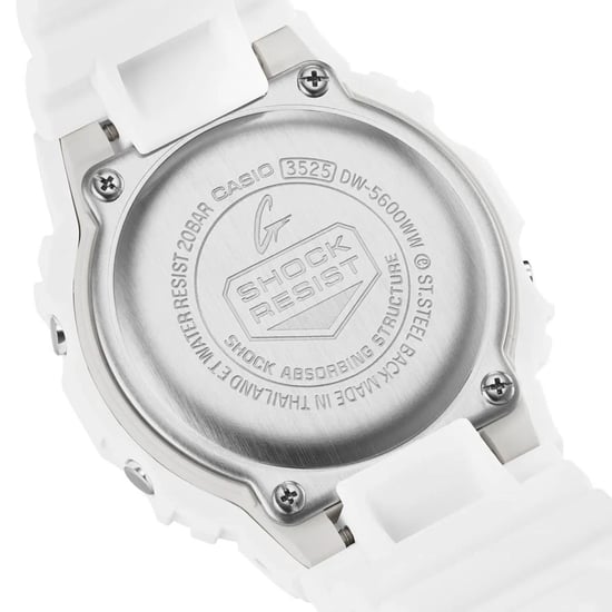 Casio G-shock Weiß Unisex Armbanduhr DW-5600WW-7ER - Image 3