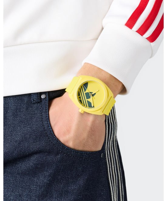 Adidas Originals Project Three Unisex Gelbe Uhr AOST25542 - Image 5