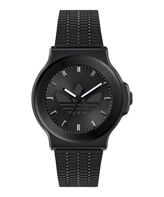 Adidas Originals Expression Drei Unisex Schwarze Uhr AOFH25504 - Image 1