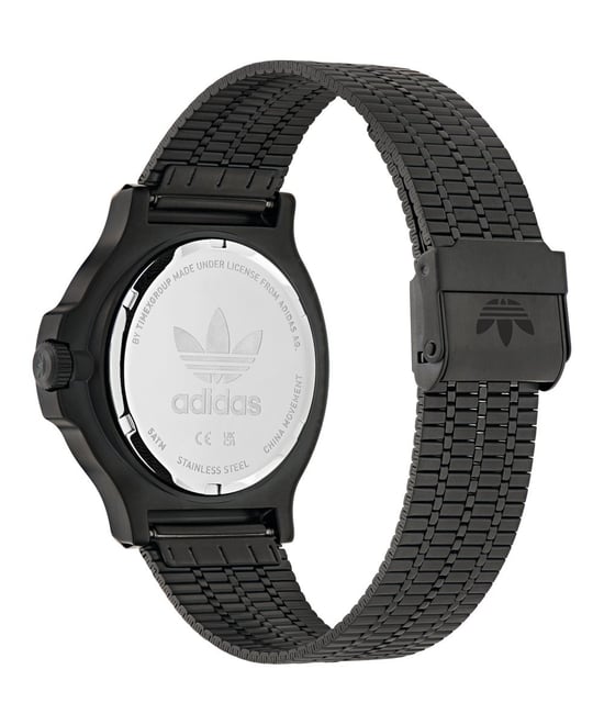 Adidas Originals Expression Drei Unisex Schwarze Uhr AOFH25504 - Image 3