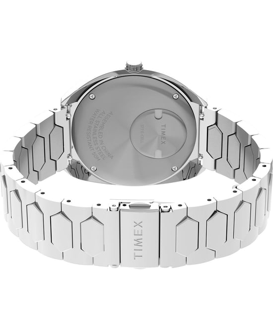 Timex Time Machine Reissue Silber Herren Armbanduhr TW2Y33100 - Image 4