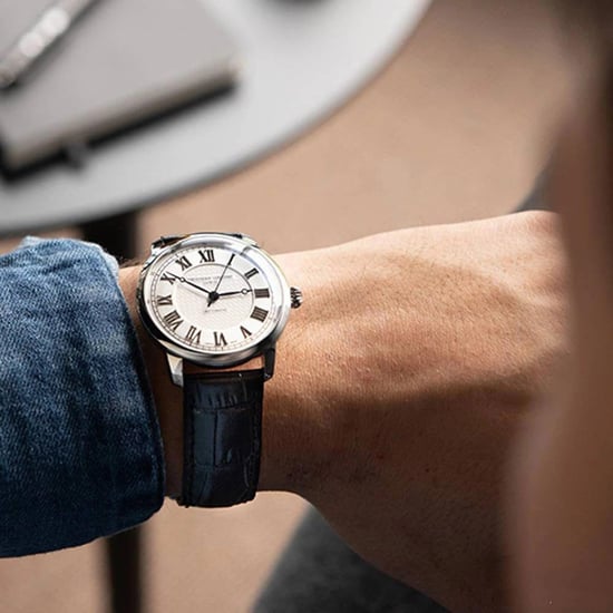 Frédérique Constant Classics Premiere Blau Herren Armbanduhr FC-301MPWD3B6 - Image 3