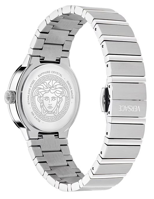 Versace Greca Logo Pearl Silber Damen Armbanduhr VE0S00225 - Image 2