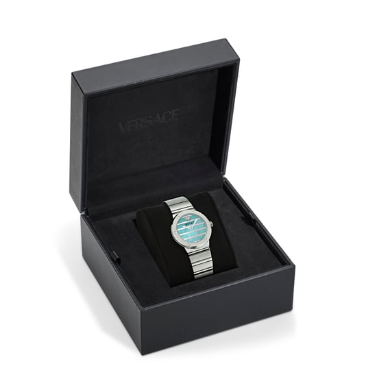 Versace Greca Logo Pearl Silber Damen Armbanduhr VE0S00225 - Image 4