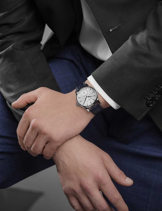 Frédérique Constant Classic Date Manufacture Blau Herren Armbanduhr FC-706S3H6 - Image 3
