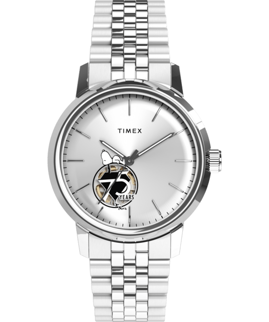 Timex Peanuts Marlin Silber Herren Armbanduhr TW2Y45000 - Image 1