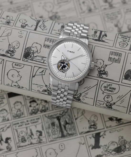 Timex Peanuts Marlin Silber Herren Armbanduhr TW2Y45000 - Image 5