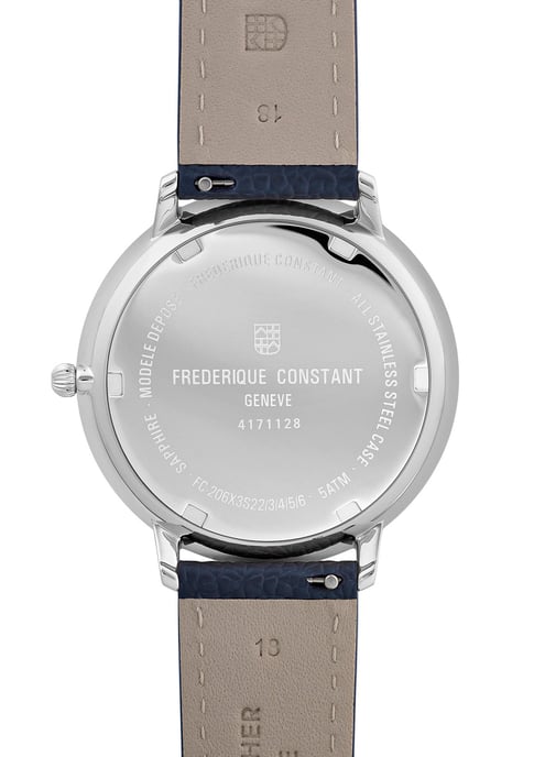 Frédérique Constant Classic Moonphase Blau Herren Armbanduhr FC-206RS3S6 - Image 2