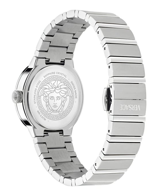 Versace Greca Logo Pearl Silber Damen Armbanduhr VE0S00125 - Image 2