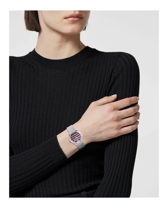 Versace Greca Logo Pearl Silber Damen Armbanduhr VE0S00125 - Image 3