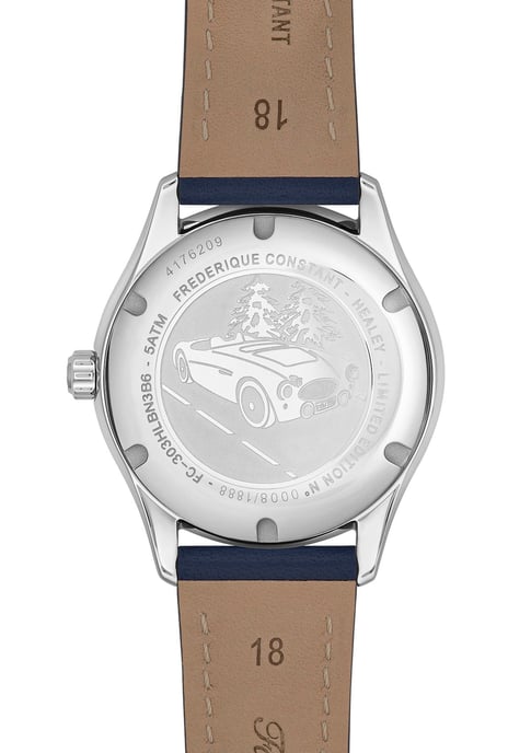 Frédérique Constant Vintage Rally Healey Limited Edition Blau Unisex Armbanduhr FC-303HLBN3B6 - Image 2