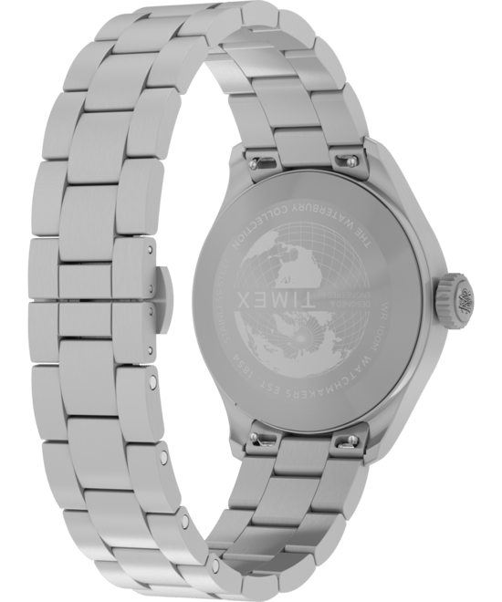 Timex Waterbury Ace Silber Herren Armbanduhr TW2Y18800 - Image 3