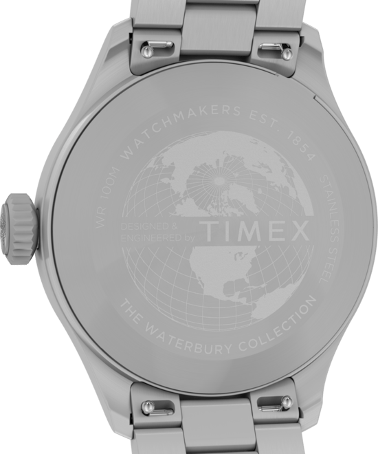 Timex Waterbury Ace Silber Herren Armbanduhr TW2Y18800 - Image 4