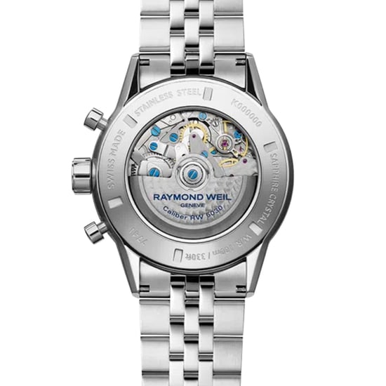 Raymond Weil Freelancer Silber Herren Armbanduhr 7741-ST1-20021 - Image 3