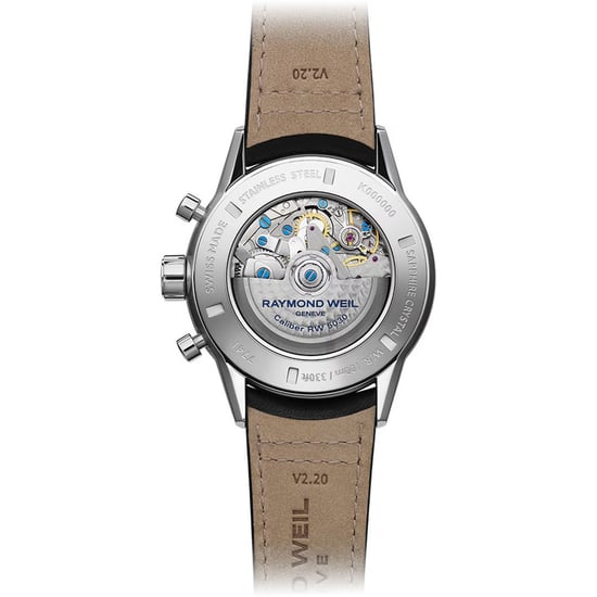 Raymond Weil Freelancer Schwarz Herren Armbanduhr 7741-SC1-20021 - Image 3