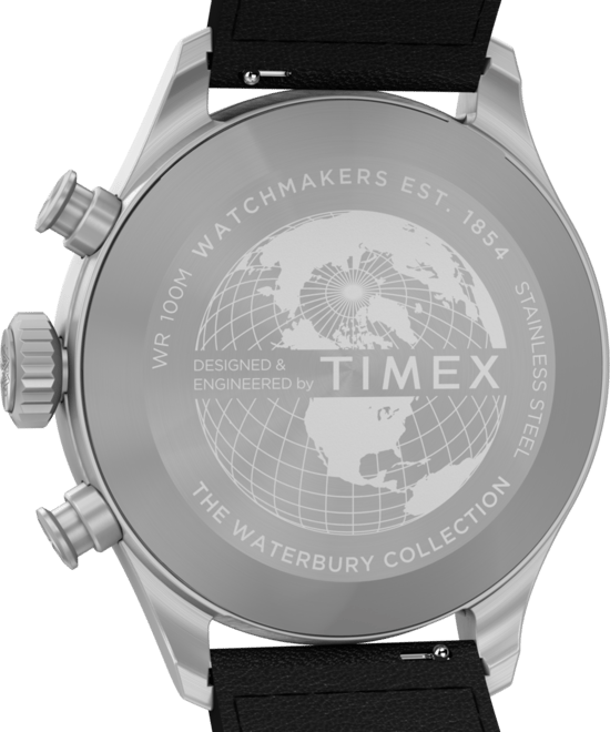 Timex Waterbury Ace Schwarz Herren Armbanduhr TW2Y19000 - Image 3