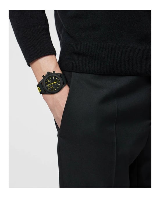 Versace Fornax Schwarz Herren Armbanduhr VE0W00225 - Image 3