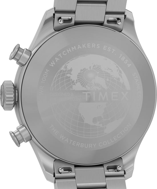Timex Waterbury Ace Silber Herren Armbanduhr TW2Y19100 - Image 4