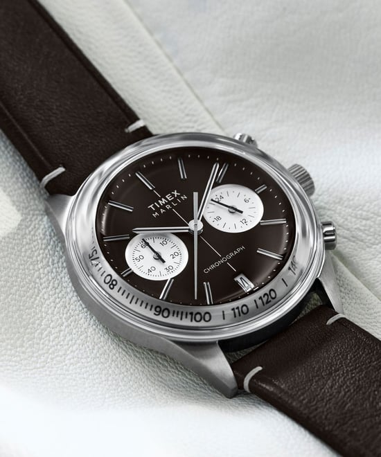 Timex Marlin Jet Braun Herren Armbanduhr TW2Y24700 - Image 6