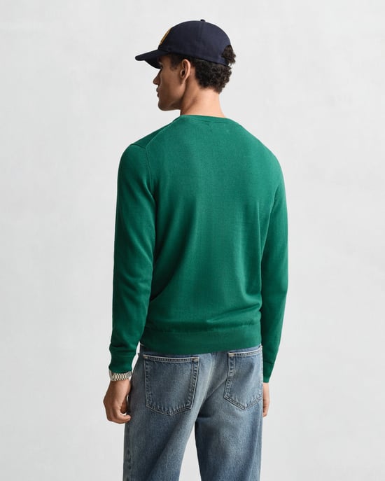 Gant Classic Cotton C-Neck Strickpullover - Image 2
